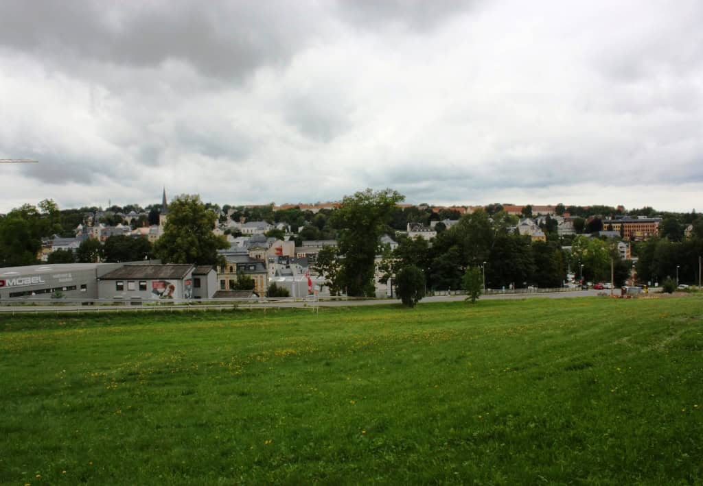 Ansicht auf Stollberg von Wiese