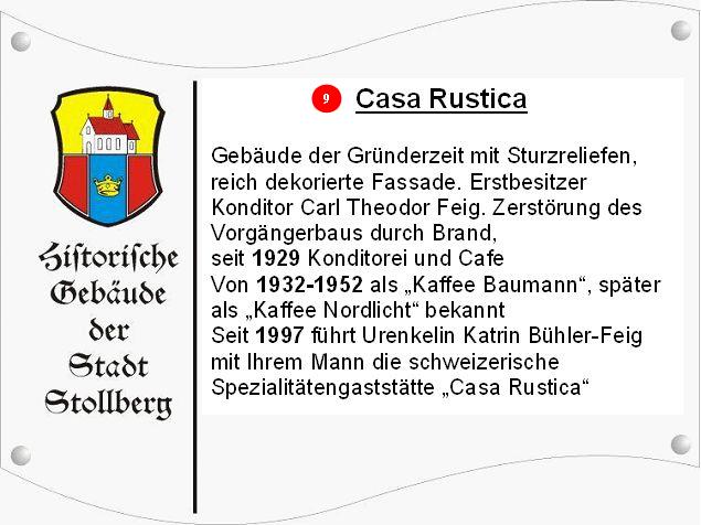 Casa Rustika Schild