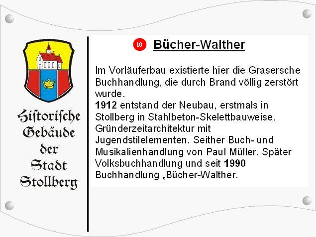 Bücher-Walther Schild