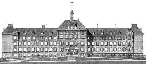 Carl-von-Bach-Gymnasium alte Zeichnung