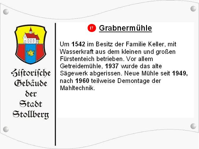 Grabermühle Schild