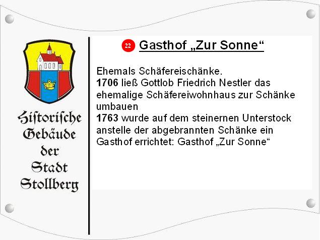 Gasthof zur Sonne Schild