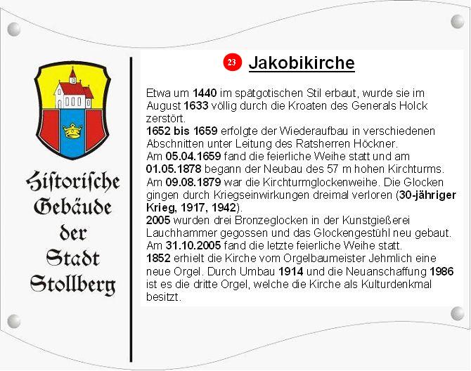 Jakobikirche Schild