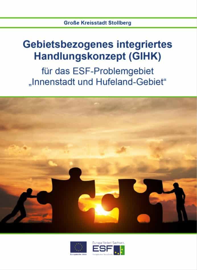 Titelseite für Gebietsbezogenes integriertes Handlungskonzept - Link zum PDF