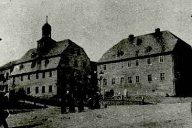 Altes Stollberger Rathaus Anfang des 19. Jahrhunderts