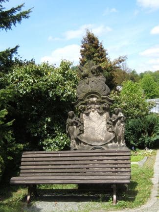 Denkmalgeschützter Friedhof heutige Ansicht