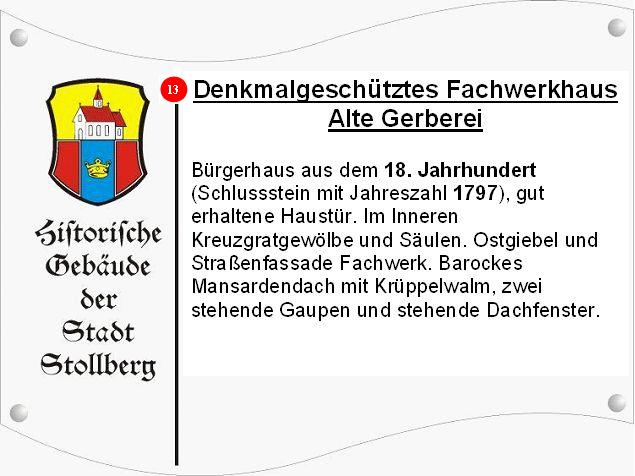 Denkmalgeschütztes Fachwerkhaus Alte Gerberei