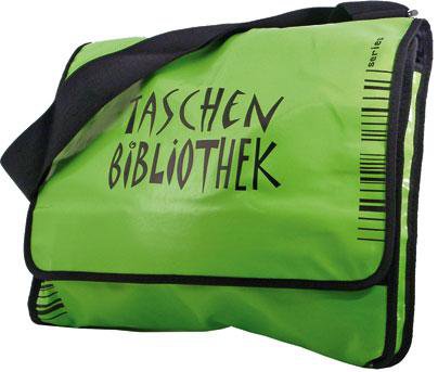 Tragetasche mit Aufdruck "Taschenbibliothek"