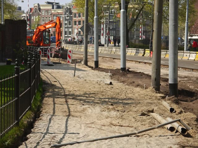 Baustelle im Straßenbau - Link zur Seite Baustellen